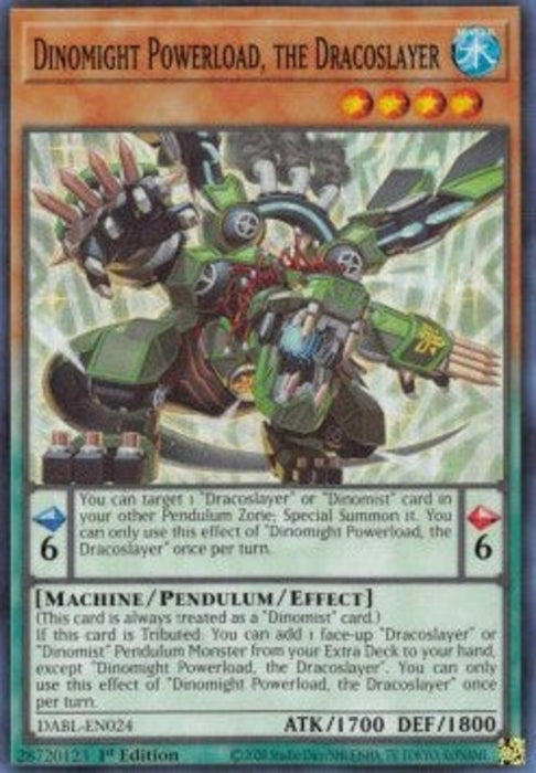 Dinomight Powerload, the Dracoslayer DABL-EN024 Super Rare Englisch