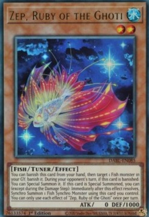 Zep, Ruby of the Ghoti DABL-EN085 Ultra Rare Englisch