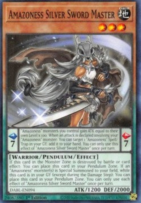 Amazoness Silver Sword Master DABL-EN094 Common Englisch