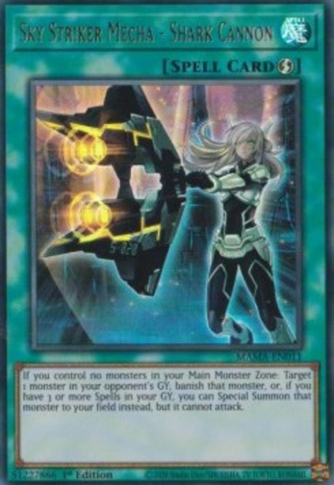 Sky Striker Mecha - Shark Cannon MAMA-EN011 Ultra Rare Englisch
