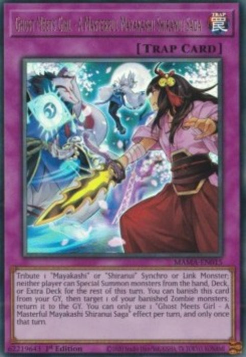 Ghost Meets Girl - A Masterful Mayakashi Shiranui Saga MAMA-EN015 Ultra Rare Englisch