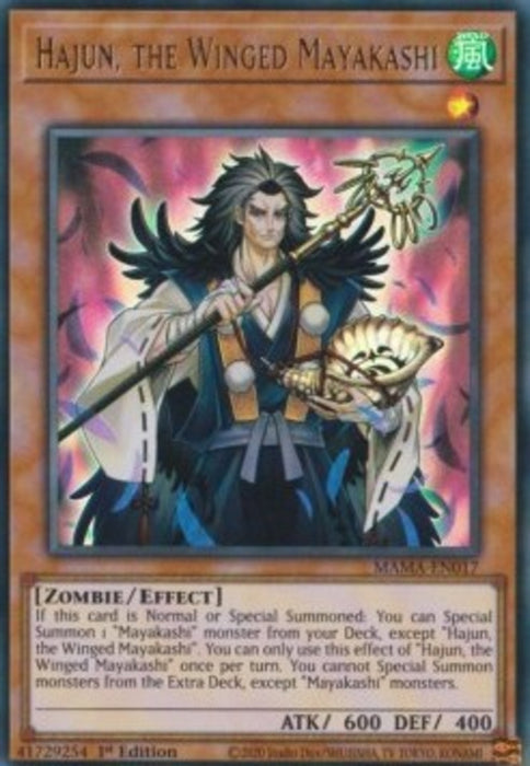 Hajun, the Winged Mayakashi MAMA-EN017 Ultra Rare Englisch