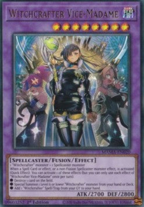Witchcrafter Vice-Madame MAMA-EN020 Ultra Rare Englisch