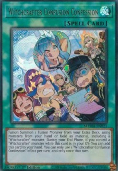 Witchcrafter Confusion Confession MAMA-EN021 Ultra Rare Englisch