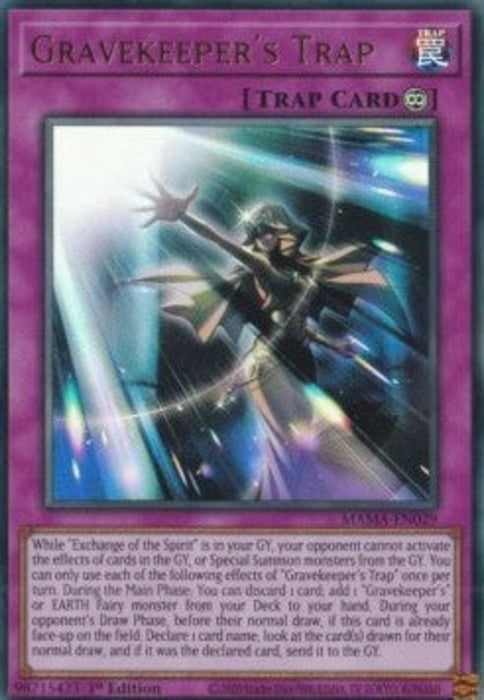 Gravekeeper's Trap (V.1) MAMA-EN029 Ultra Rare Englisch