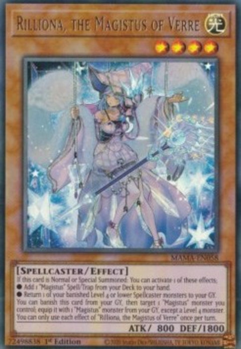 Rilliona, the Magistus of Verre MAMA-EN058 Ultra Rare Englisch