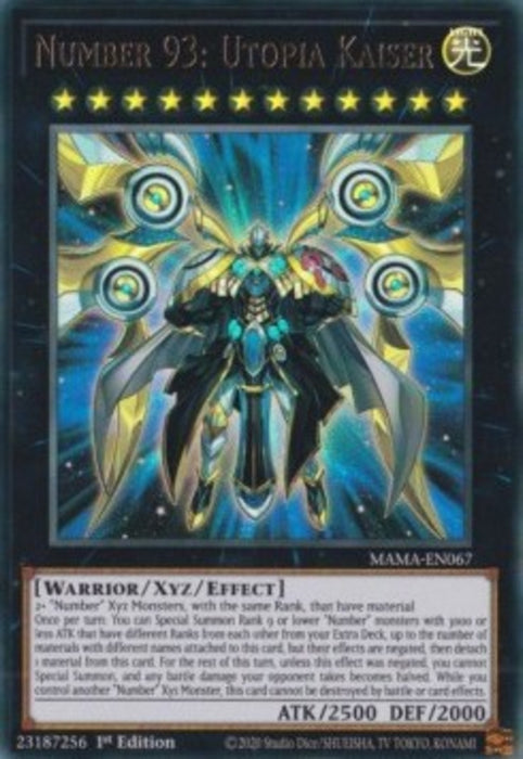 Number 93: Utopia Kaiser MAMA-EN067 Ultra Rare Englisch