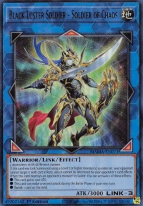 Black Luster Soldier - Soldier of Chaos (V.1) MAMA-EN073 Ultra Rare Englisch