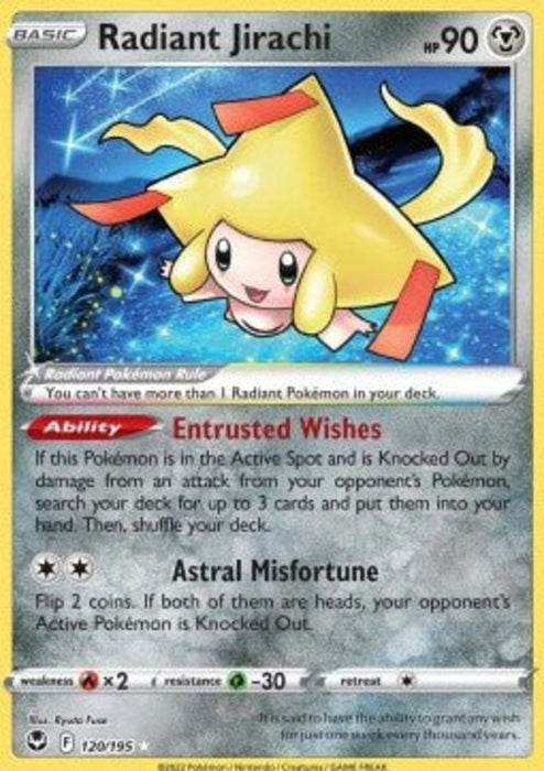 Radiant Jirachi SIT-120 Ultra Rare Englisch
