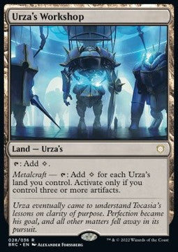 Urza's Workshop (V.1) XBRC-28 Rare Englisch