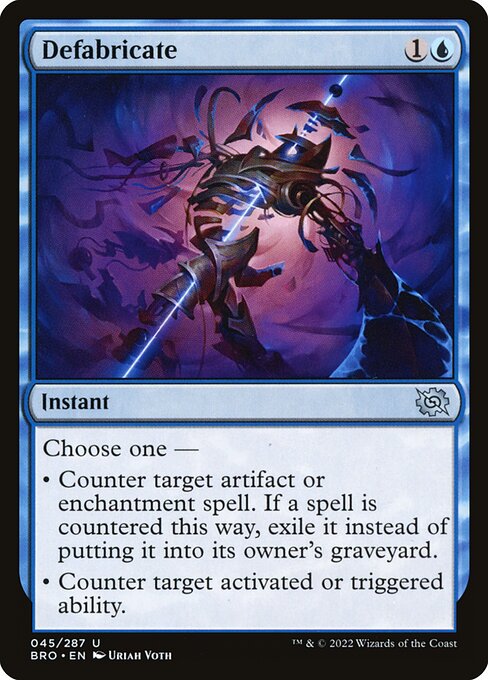 Magic: Defabricate