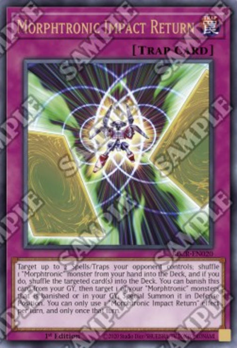 Morphtronic Impact Return BLCR-EN020 Ultra Rare Englisch