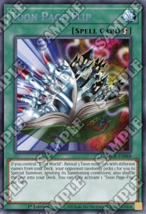 Toon Page-Flip BLCR-EN068 Secret Rare Englisch