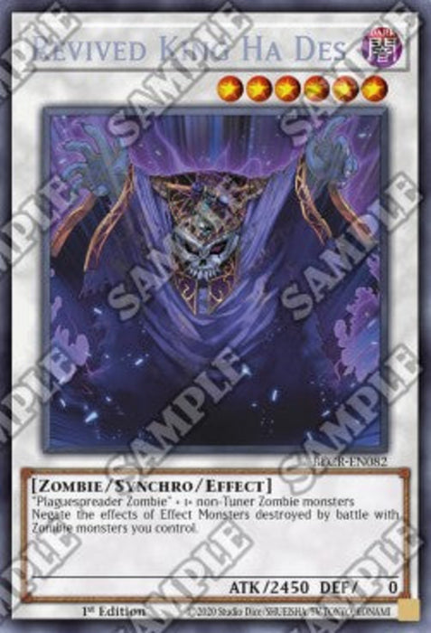 Revived King Ha Des BLCR-EN082 Secret Rare Englisch