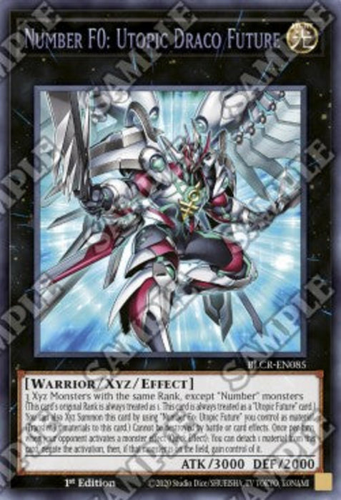 Number F0: Utopic Draco Future BLCR-EN085 Secret Rare Englisch