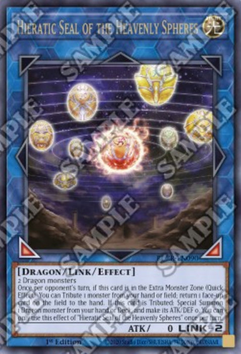 Hieratic Seal of the Heavenly Spheres BLCR-EN090 Ultra Rare Englisch