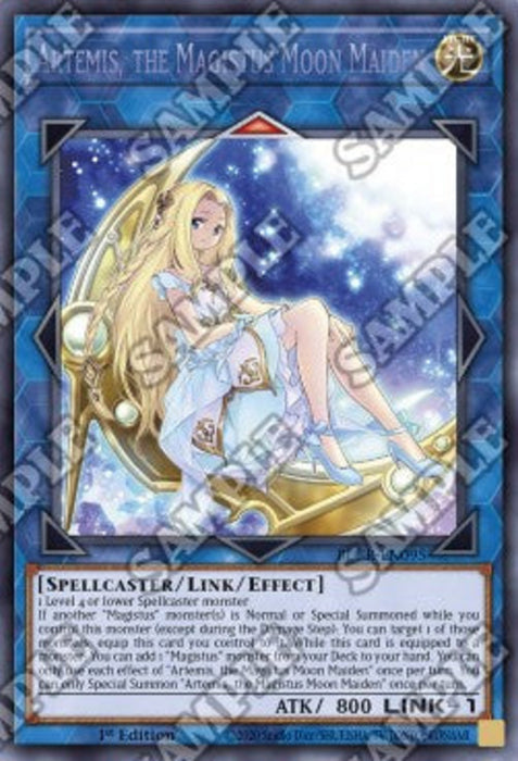 Artemis, the Magistus Moon Maiden BLCR-EN095 Secret Rare Englisch