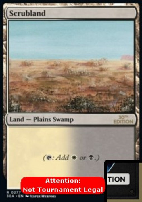 Scrubland (V.1) 30A-277 Rare Englisch