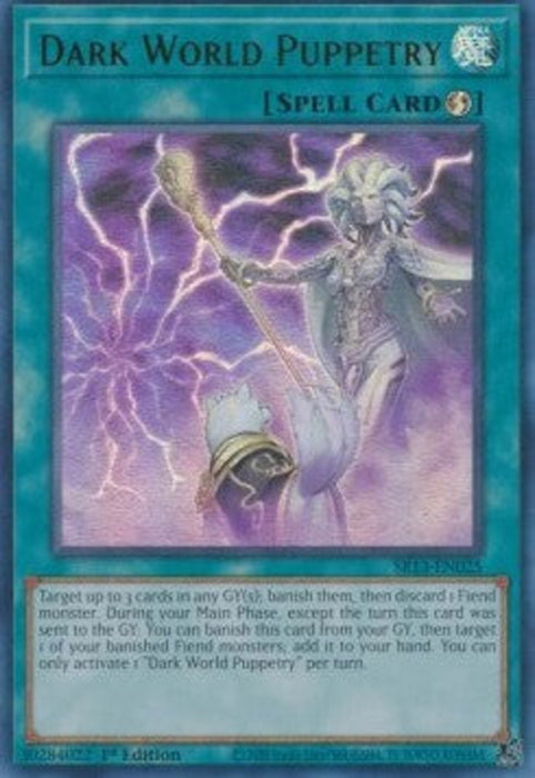 Dark World Puppetry SR13-EN025 Ultra Rare Englisch