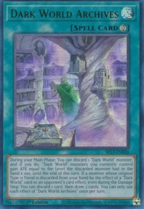 Dark World Archives SR13-EN026 Ultra Rare Englisch