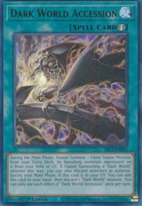 Dark World Accession SR13-EN042 Ultra Rare Englisch