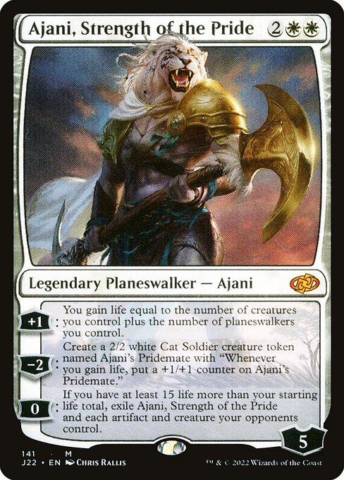 Ajani, Strength of the Pride J22-141 Mythic Englisch
