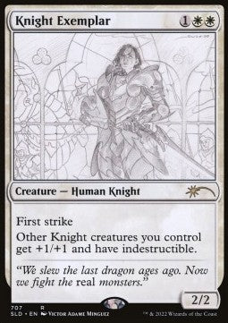 Knight Exemplar SLD-707 Rare Englisch