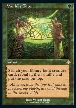 Worldly Tutor (V.1) XDMR-353 Rare Englisch