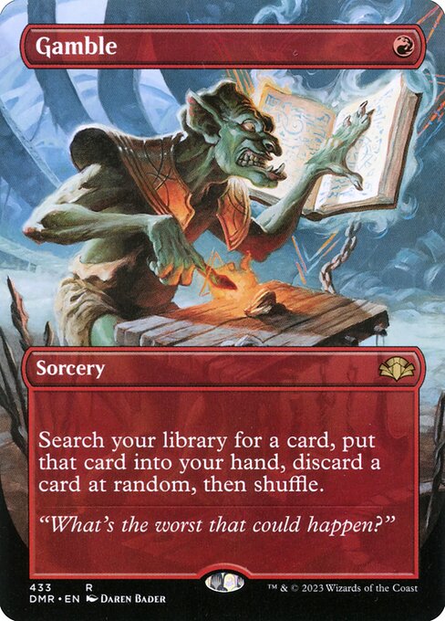 Gamble (V.2) XDMR-433 Rare Englisch