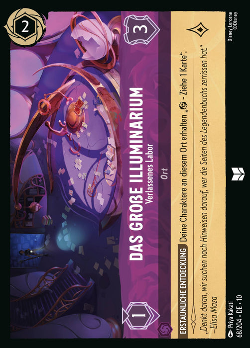 Das Große Illuminarium - Verlassenes Labor 10WHI-068 Uncommon Deutsch