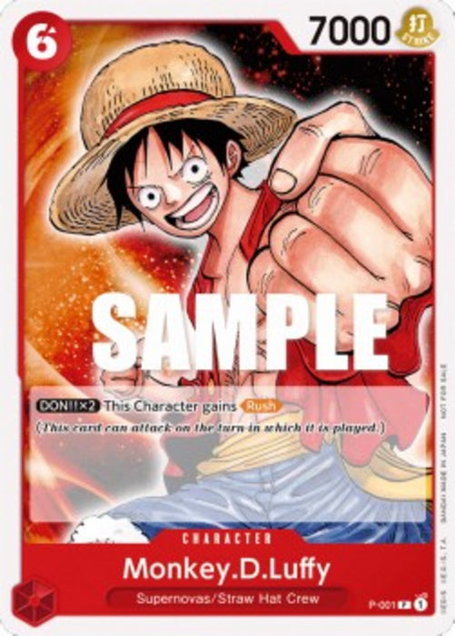 Monkey.D.Luffy (P-001) (V.1) P Promo Englisch