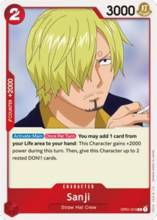 Sanji (OP01-013) (V.1) OP01 Rare Englisch