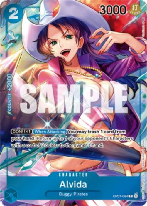 Alvida (OP01-064) (V.2) OP01 Alternate Art Englisch