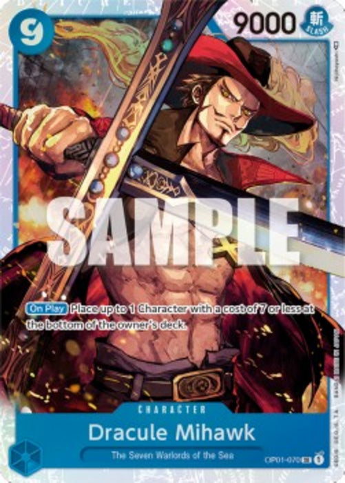 Dracule Mihawk (OP01-070) (V.1) OP01 Super Rare Englisch