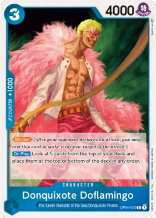 Donquixote Doflamingo (OP01-073) (V.1) OP01 Rare Englisch