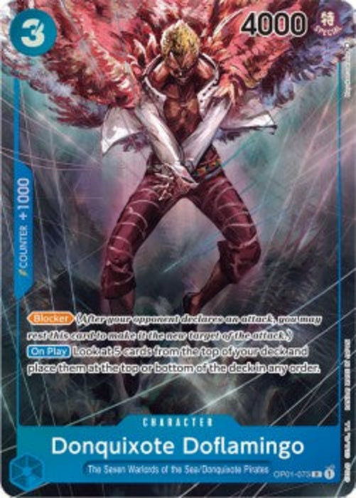 Donquixote Doflamingo (OP01-073) (V.2) OP01 Alternate Art Englisch