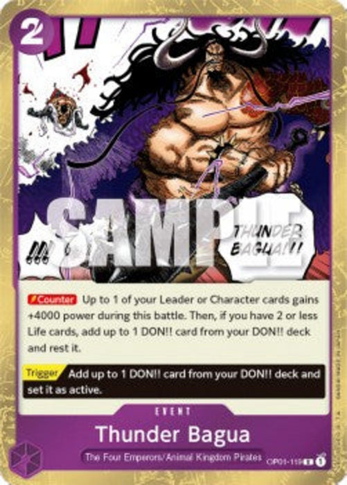 Thunder Bagua (OP01-119) OP01 Rare Englisch