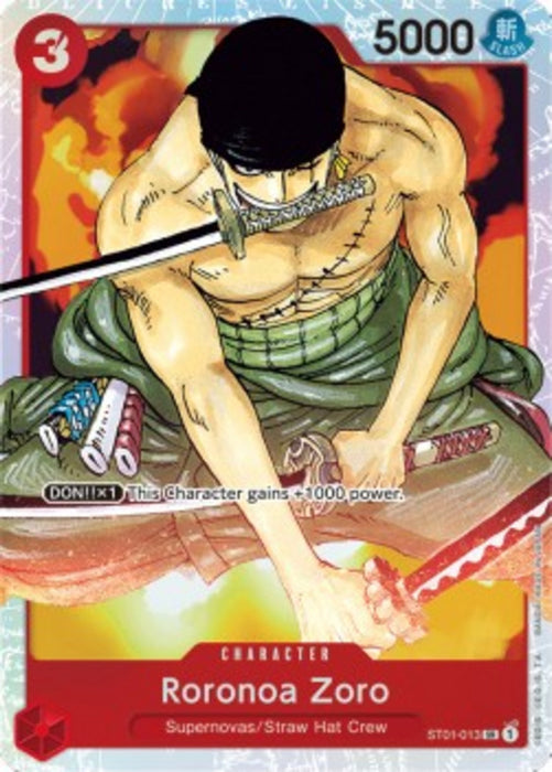 Roronoa Zoro (ST01-013) (V.1) ST-01 Super Rare Englisch