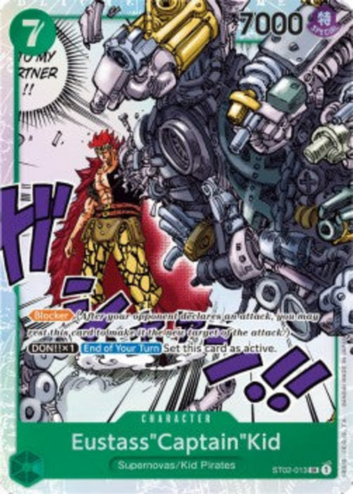 Eustass"Captain"Kid (ST02-013) (V.1) ST-02 Super Rare Englisch