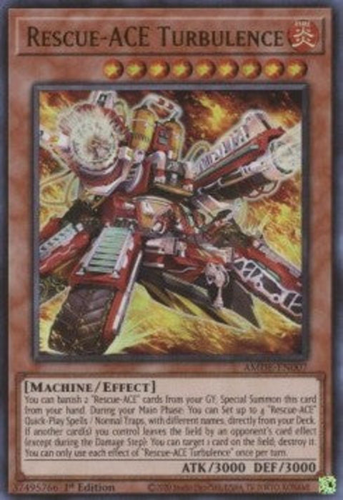 Rescue-ACE Turbulence (V.1) AMDE-EN007 Ultra Rare Englisch