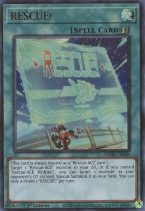 RESCUE! AMDE-EN009 Ultra Rare Englisch