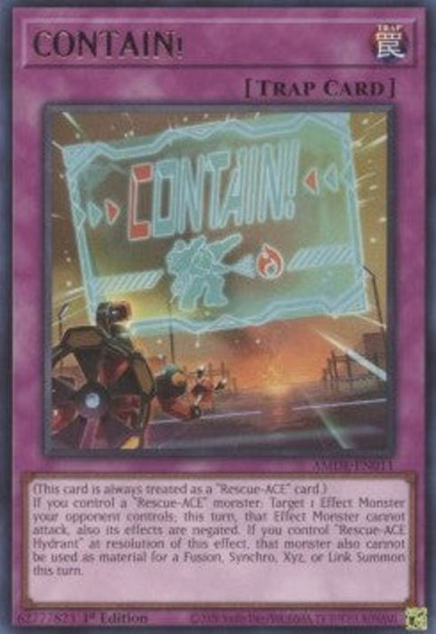 CONTAIN! AMDE-EN011 Rare Englisch