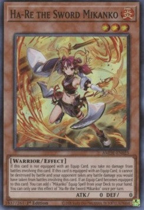 Ha-Re the Sword Mikanko (V.1) AMDE-EN025 Super Rare Englisch