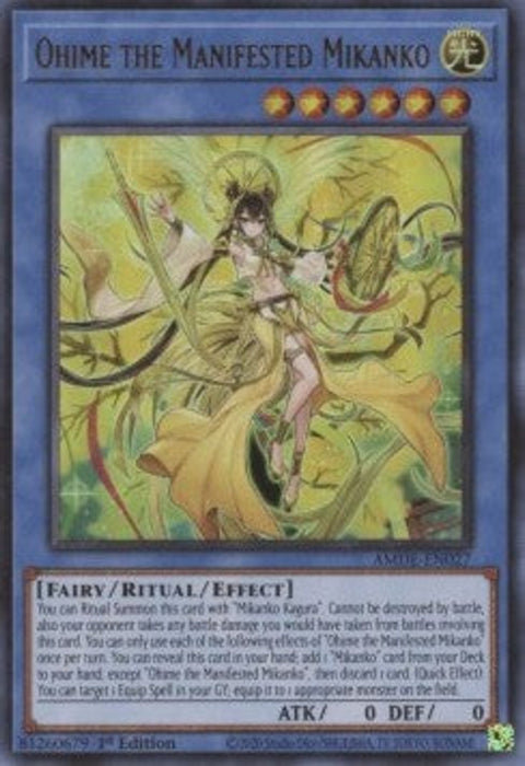 Ohime the Manifested Mikanko AMDE-EN027 Ultra Rare Englisch