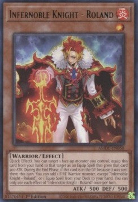 Infernoble Knight - Roland AMDE-EN050 Rare Englisch