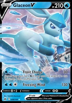 Glaceon V CRZ-038 Ultra Rare Englisch