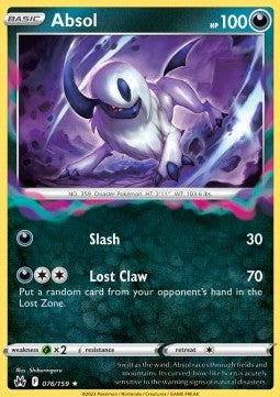 Absol CRZ-076 Holo Rare Englisch