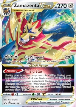 Zamazenta VSTAR CRZ-099 Ultra Rare Deutsch