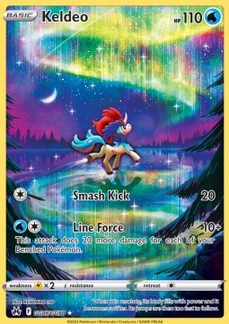 Keldeo CRZ-GG07 Holo Rare Deutsch