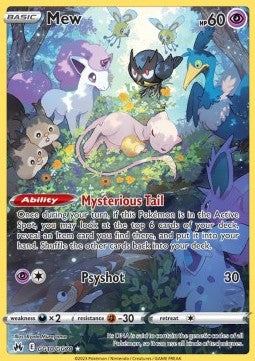 Mew CRZ-GG10 Holo Rare Deutsch